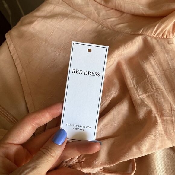 Aura the Label Peach Maxi Cutout Dress Size Small New With Tags - Picture 15 of 15